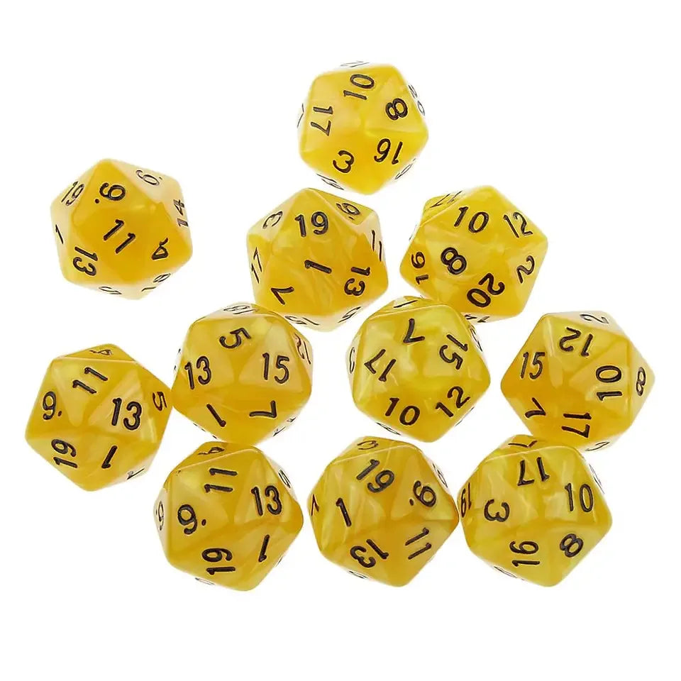 10 dés à 20 faces dés thème Astrologie