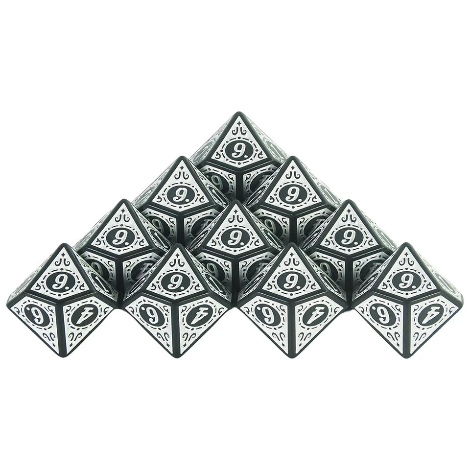 10D10  - dés à 10 faces - Arabesque