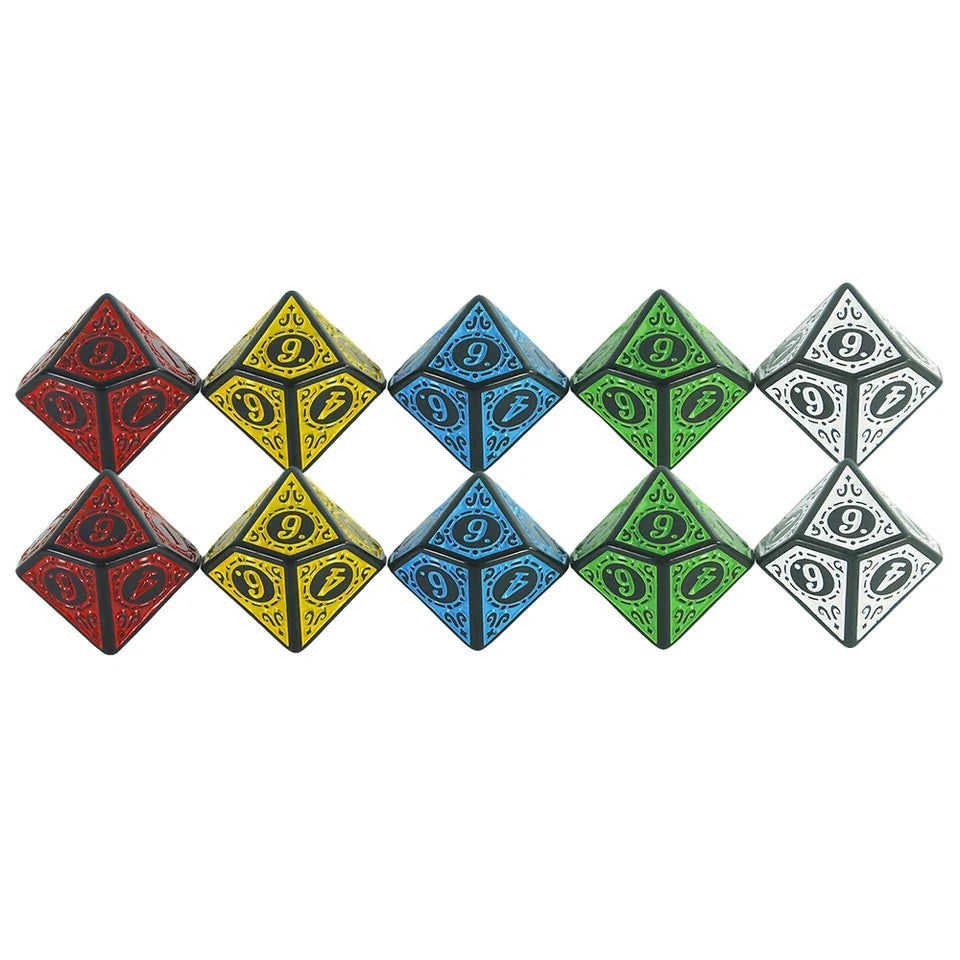 10D10  - dés à 10 faces - Arabesque