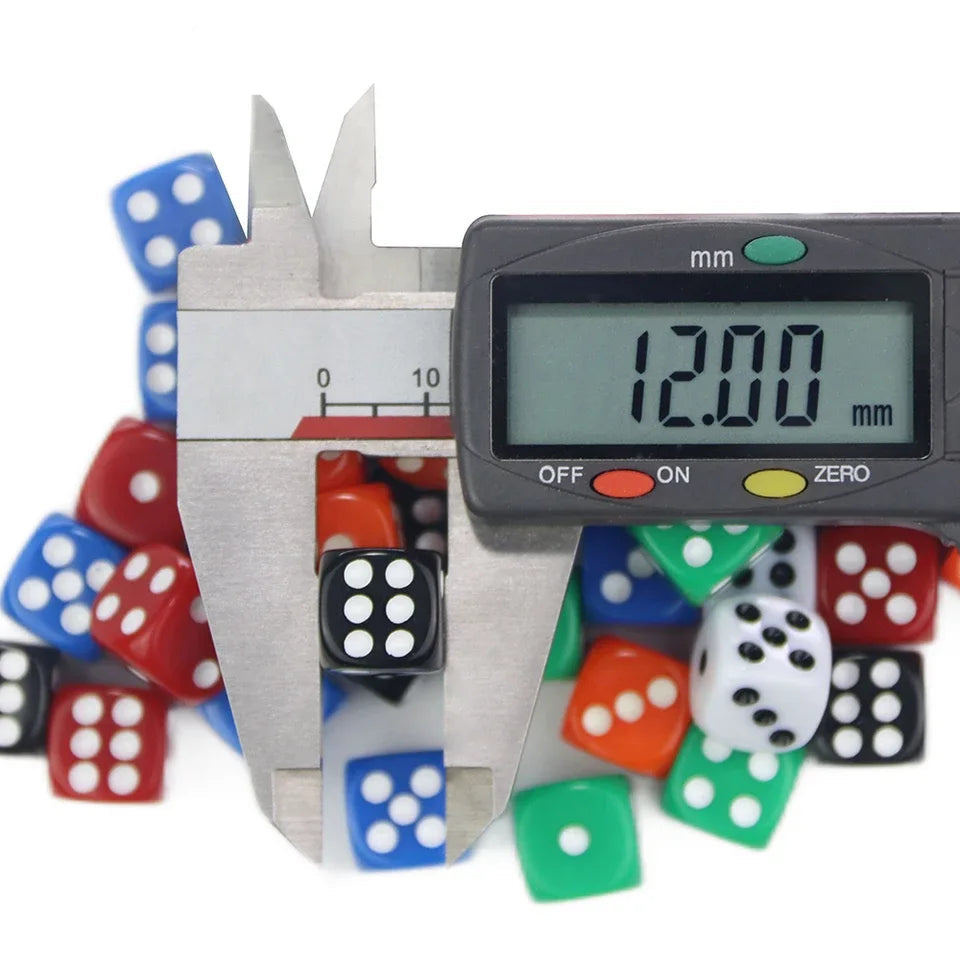 10D6 - dés à 6 faces - Colorés opaques