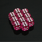10D6 - dés à 6 faces - Colorés transparents