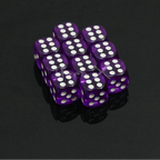 10D6 - dés à 6 faces - Colorés transparents