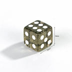 10D6 - dés à 6 faces en résine à paillette