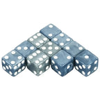 10D6 - dés à 6 faces - Résine effet marbre