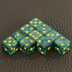 10D6 - dés à 6 faces - Résine effet marbre