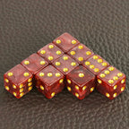 10D6 - dés à 6 faces - Résine effet marbre