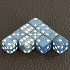 10D6 - dés à 6 faces - Résine effet marbre