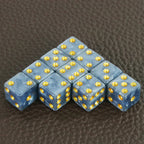 10D6 - dés à 6 faces - Résine effet marbre