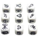 10D6 - dés à 6 faces - Symboles
