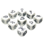 10D6 - dés à 6 faces - Symboles