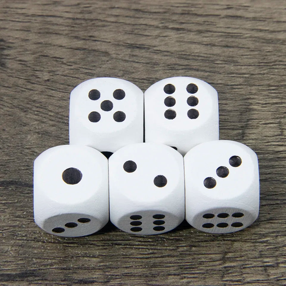 5D6 - dés à 6 faces en bois
