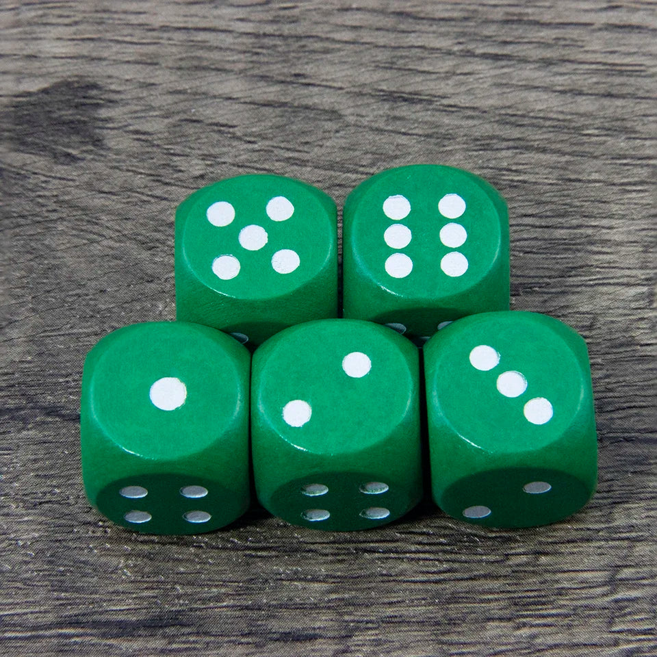 5D6 - dés à 6 faces en bois