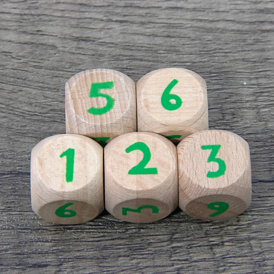 5D6 - dés à 6 faces en bois