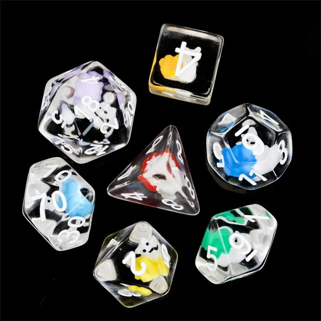 Animaux Mignons – Set de dés pour JDR