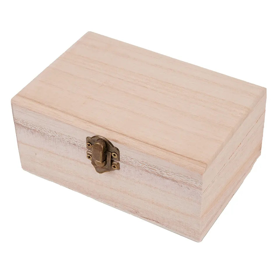Boite à dés en bois clair