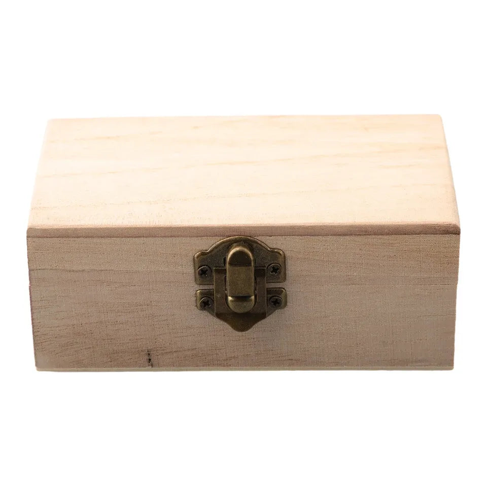 Boite à dés en bois clair