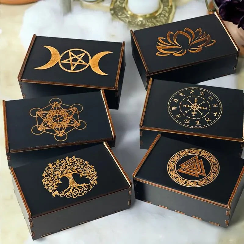 Boite à dés - symboles astrologiques