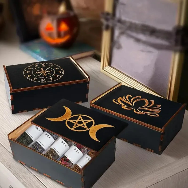 Boite à dés - symboles astrologiques