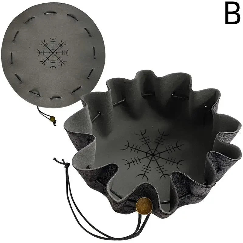 Bourse à dés avec plateau à cordon JDR