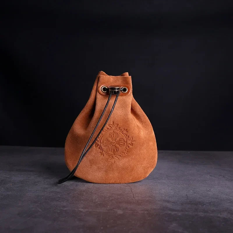 Bourse à dés en cuir PU 5 motifs celtiques JDR