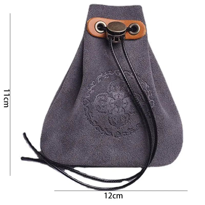 Bourse à dés en cuir PU 5 motifs celtiques JDR