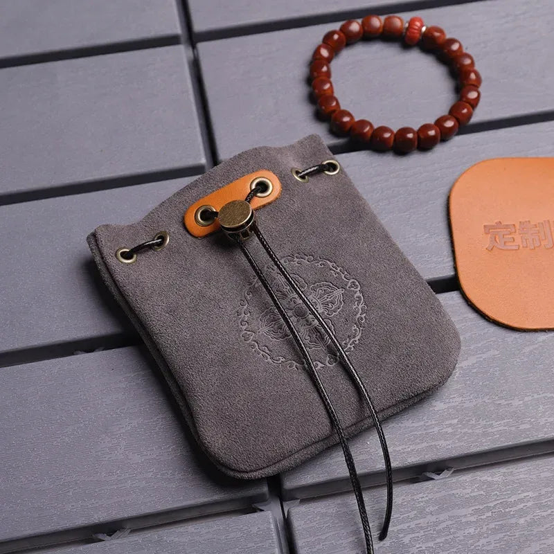 Bourse à dés en cuir PU 5 motifs celtiques JDR