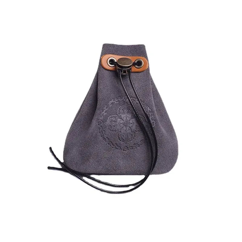 Bourse à dés en cuir PU 5 motifs celtiques JDR
