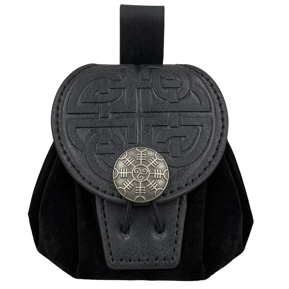 Bourse à dés en cuir PU pochette plateau DnD