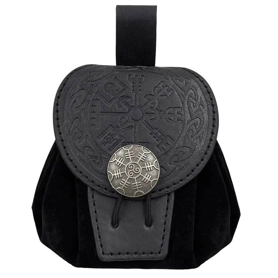 Bourse à dés en cuir PU pochette plateau DnD