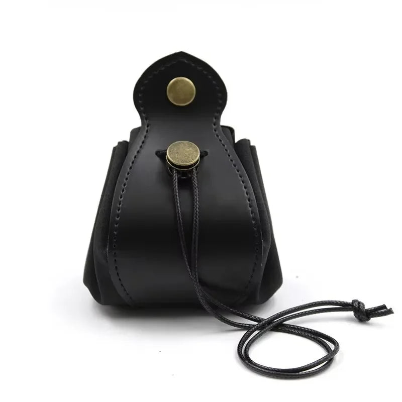 Bourse à dés en cuir style Viking médiéval
