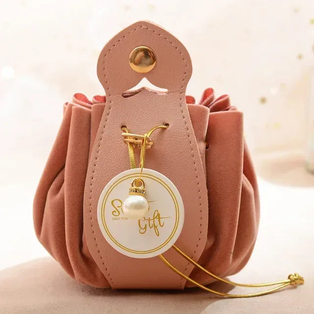 Bourse à dés en cuir style Viking médiéval