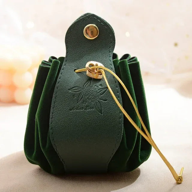 Bourse à dés en cuir style Viking médiéval