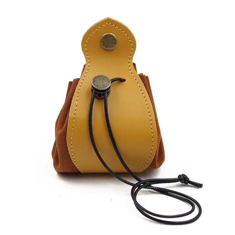 Bourse à dés en cuir style Viking médiéval