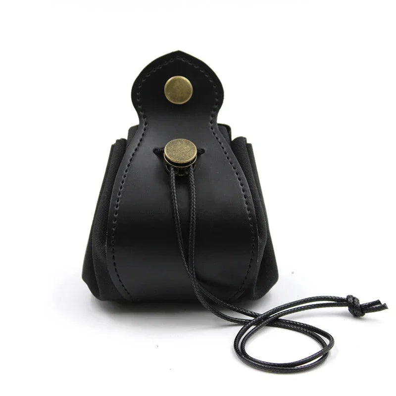 Bourse à dés en cuir style Viking médiéval