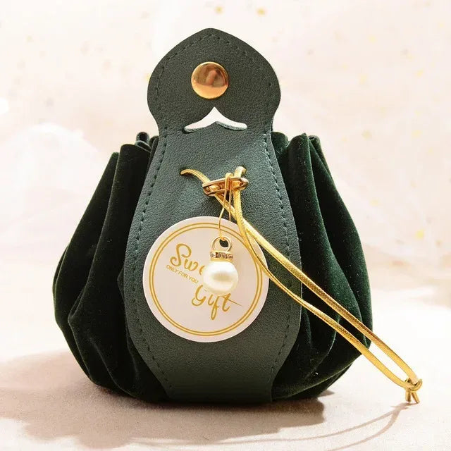 Bourse à dés en cuir style Viking médiéval