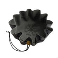 Bourse à dés plateau en cuir PU pliable & cordon