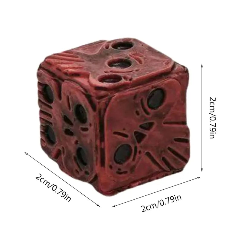 Crane Rouge – Dés 6 faces (d6) pour JDR