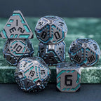 Set de dés complet pour JDR - Cyber Néon