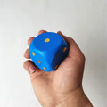 Bleu pour JDR - Dé 6 faces géant 5cm