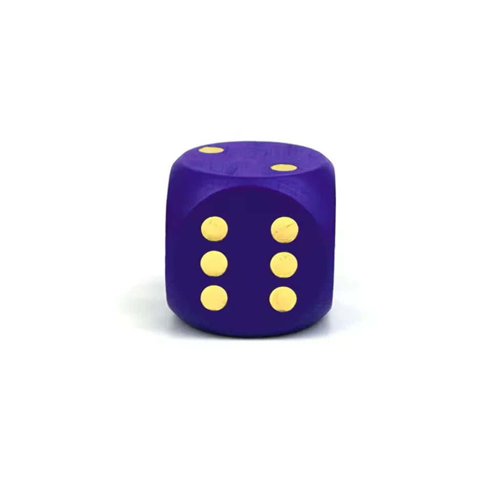 Bleu pour JDR - Dé 6 faces géant 5cm