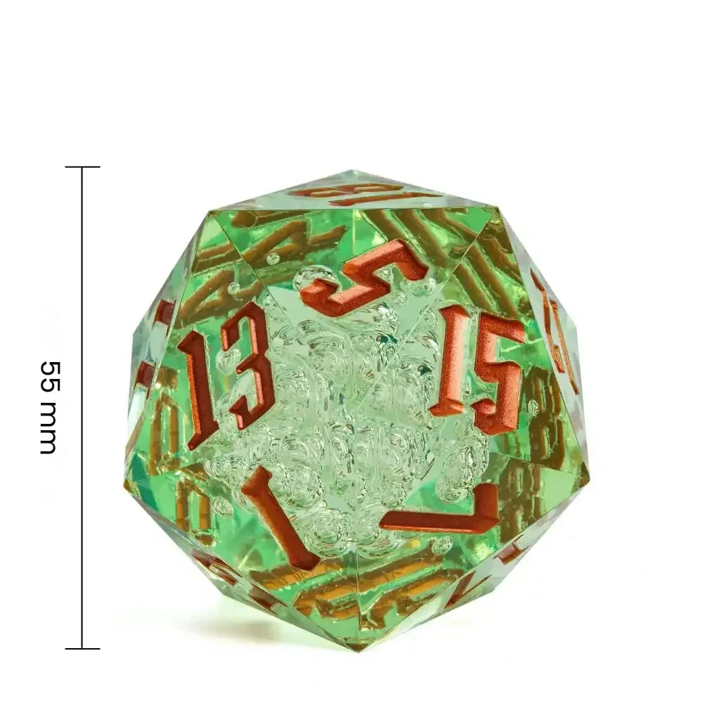 Dé Premium à 20 faces 55mm avec boite
