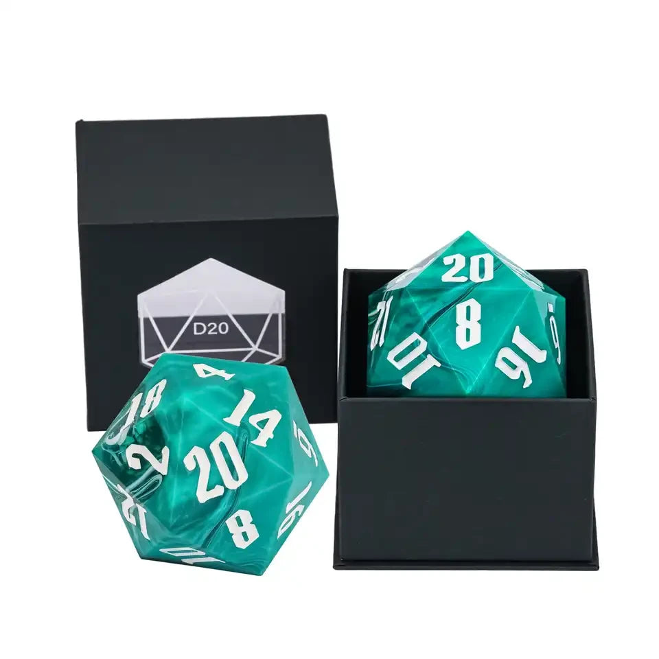 Dé Premium à 20 faces 55mm avec boite