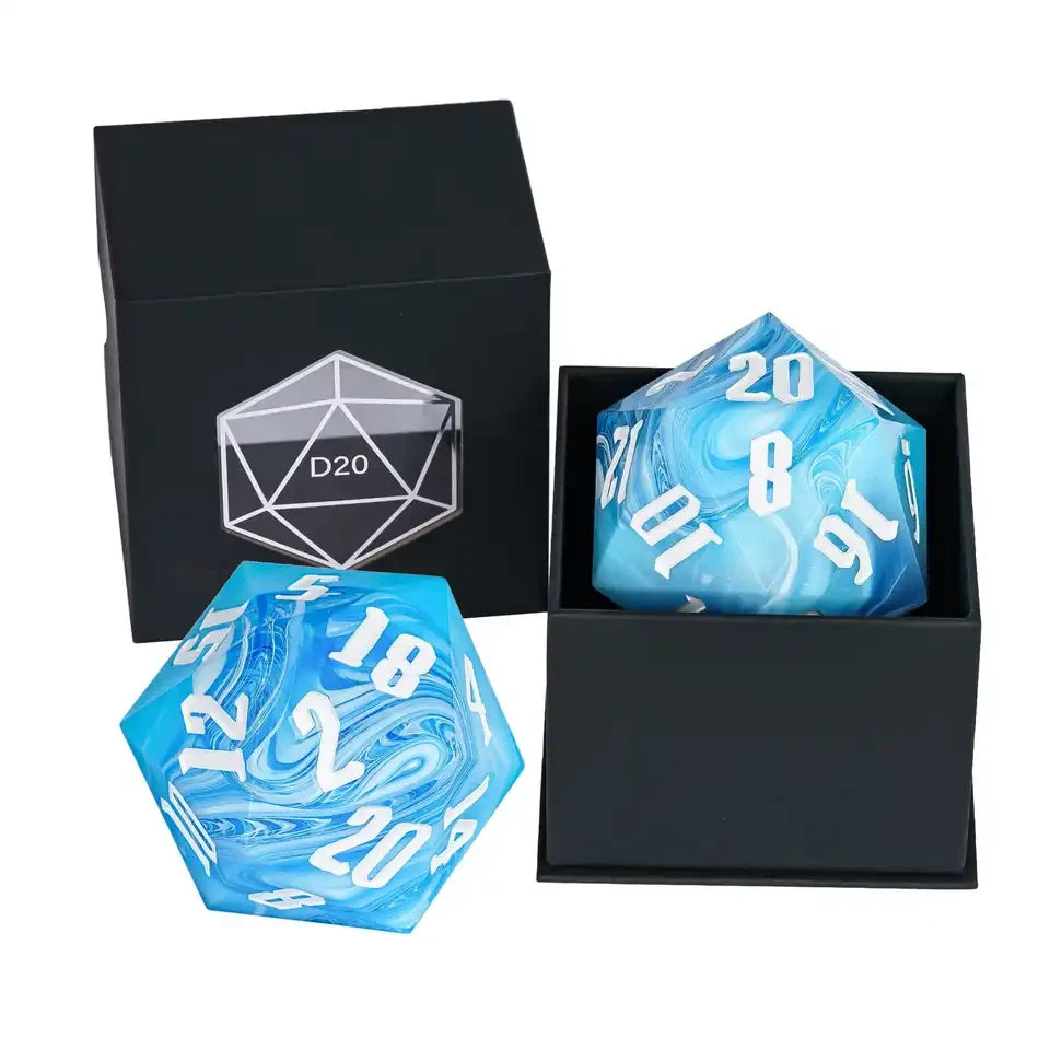 Dé Premium à 20 faces 55mm avec boite