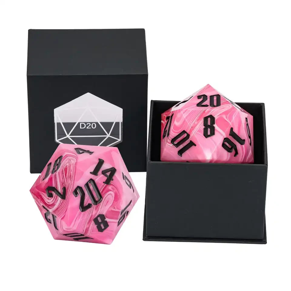 Dé Premium à 20 faces 55mm avec boite