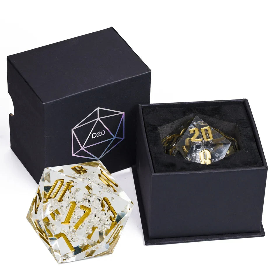 Dé Premium à 20 faces 55mm avec boite