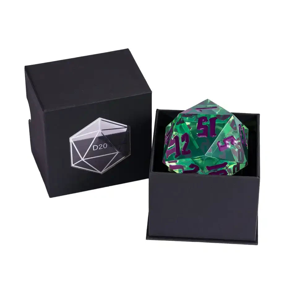 Dé Premium à 20 faces 55mm avec boite