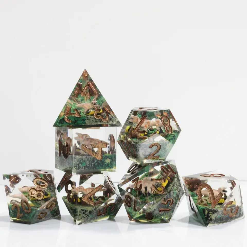 Dés Terrarium - Mini planète avec boite