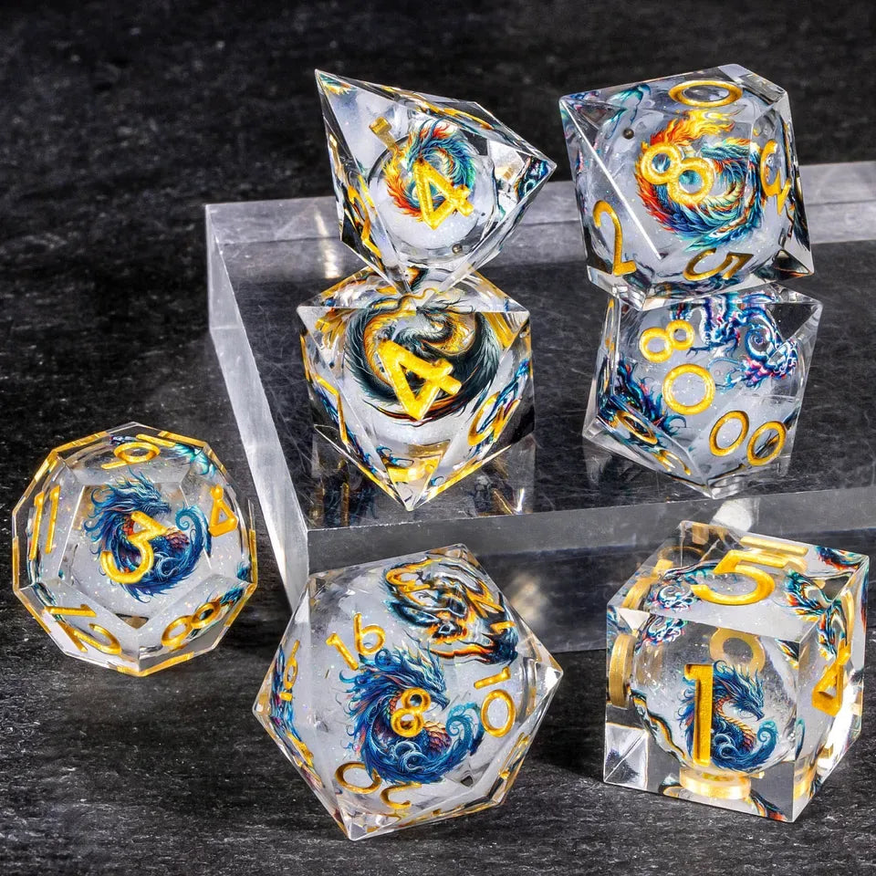 Dragon Longma – Set de dés pour JDR
