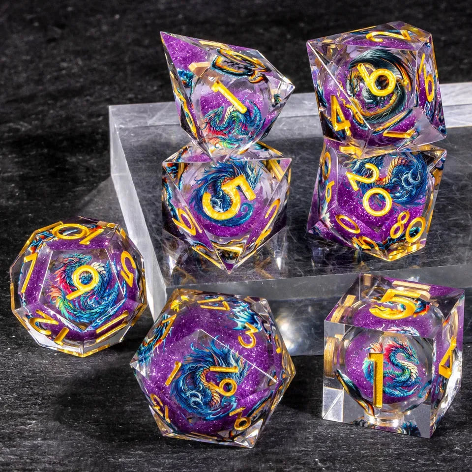 Dragon Longma – Set de dés pour JDR