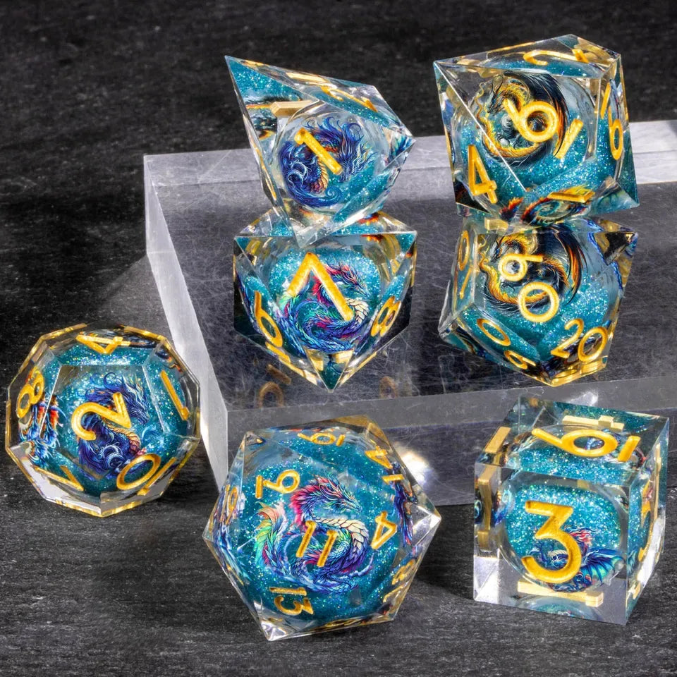 Dragon Longma – Set de dés pour JDR